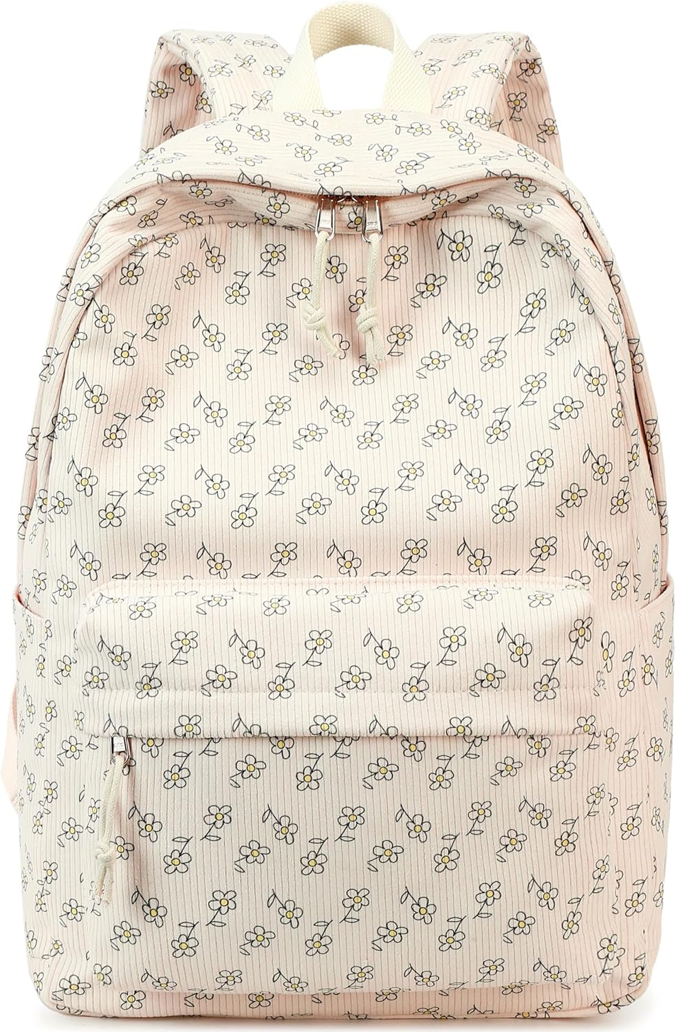 School Backpack for Teen Girls Bookbags Elementary High School Corduroy Laptop Bags Women Travel Daypacks